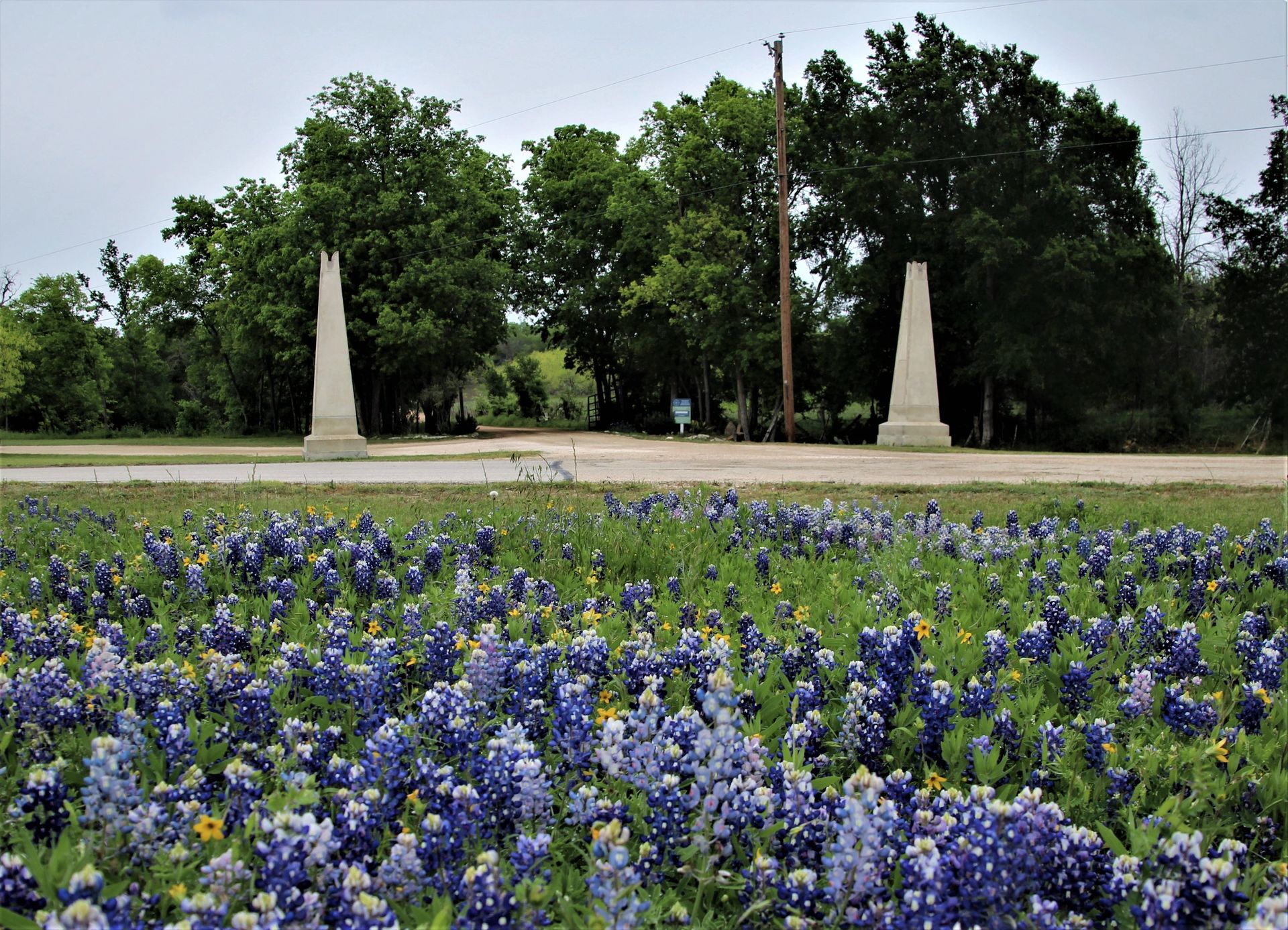 Our Lady of the Rosary Cemetery and Prayer Gardens overlooking the San Gabriel River Valley