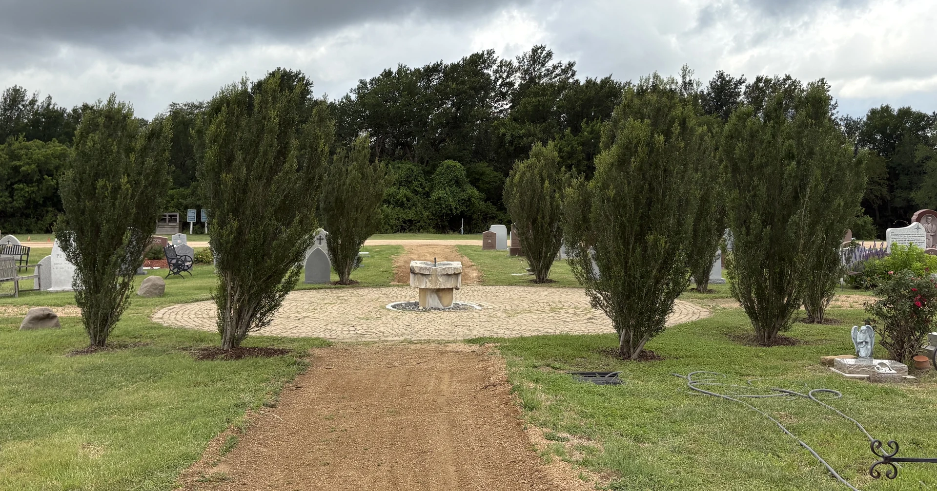 The St. Francis Garden at Our Lady of the Rosary Cemetery